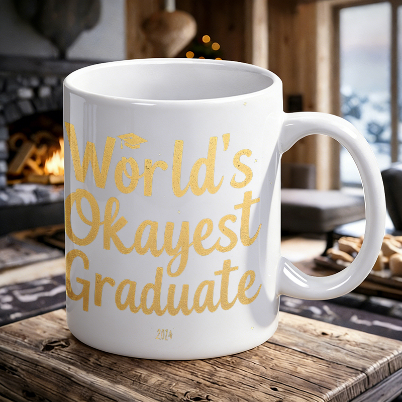 Coffee Tea Font - 面白い金箔模様のセラミックマグカップ、コーヒーマグ、ミルクカップ、オフィスティーカップ、ドリンクカップ、友人へのギフト、色褪せにくい