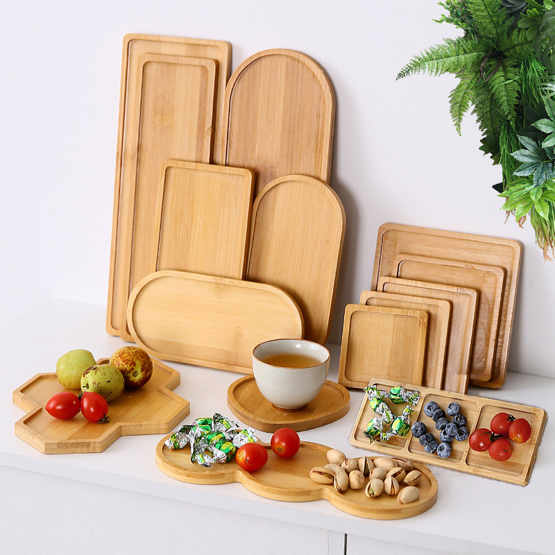 Coffee Tea Japan - 食器無垢材フードトレイティーコーヒーマグコースター和風木製スナックフルーツティーソーサーパレットキッチン