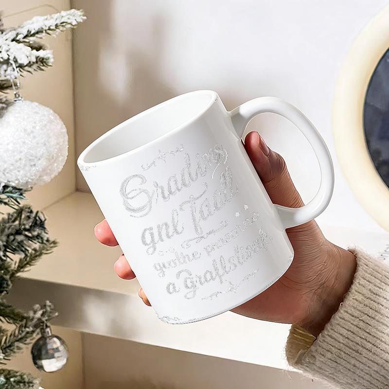 トレンディでスタイリッシュな装飾フォントのセラミックマグカッ - Coffee Tea Font のレビューと価格