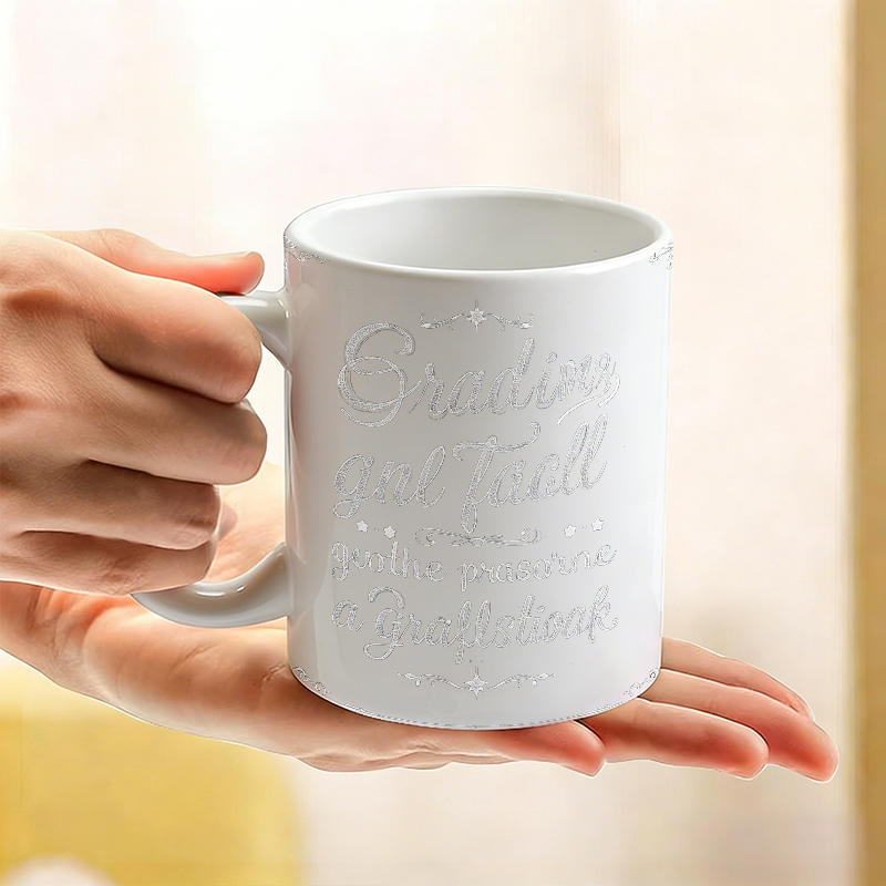 トレンディでスタイリッシュな装飾フォントのセラミックマグカッ - Coffee Tea Font のレビューと価格