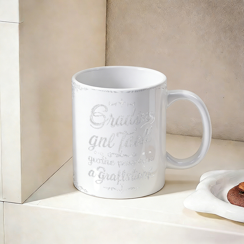 トレンディでスタイリッシュな装飾フォントのセラミックマグカッ - Coffee Tea Font のレビューと価格