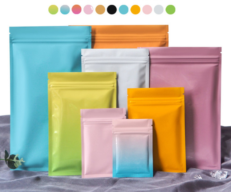 200 個マットフラットアルミ箔ジップロック包装袋 DIY  - Coffee Tea Images のレビューと価格
