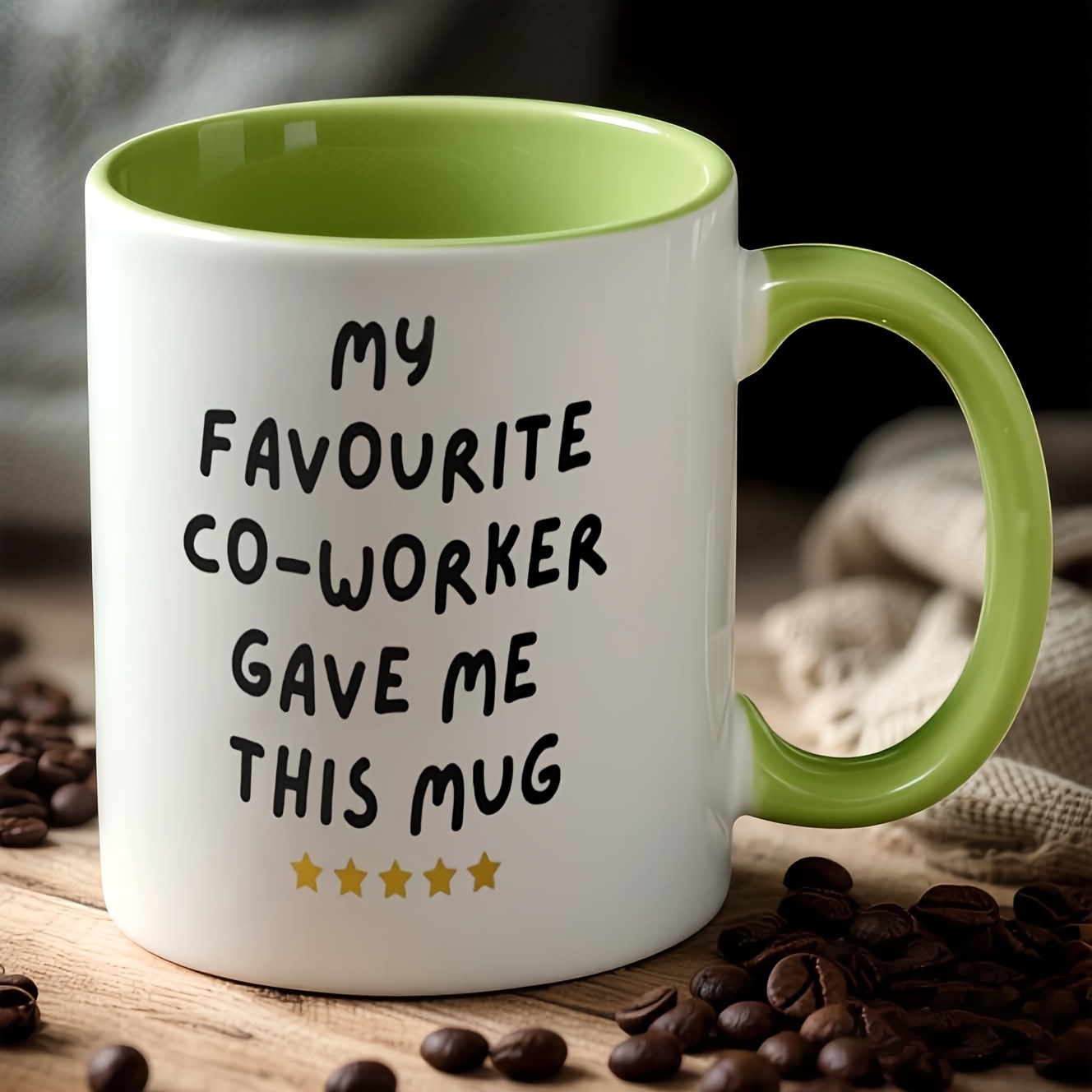 楽しい同僚へのギフトマグカップ「同僚に贈られたカップ」の文字 - Coffee Tea With Me のレビューと価格