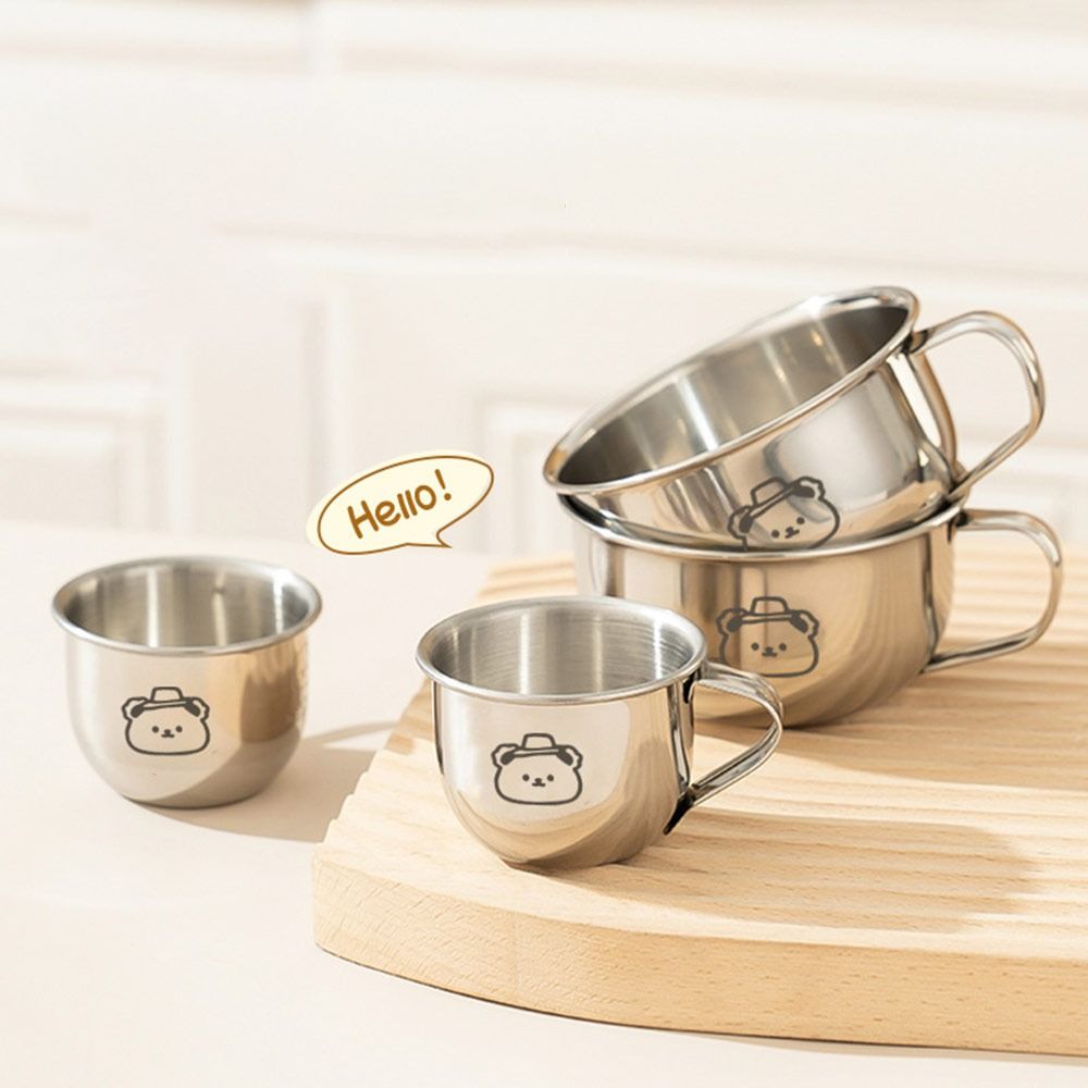 80/200/400mlの子供用ウォーターカップ。クマのデザ - Coffee Tea Drinks のレビューと価格