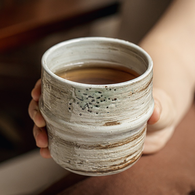 手作りセラミックティーカップ,日本の粗いコーヒーカップ,ヴィ - Coffee Tea Japan のレビューと価格