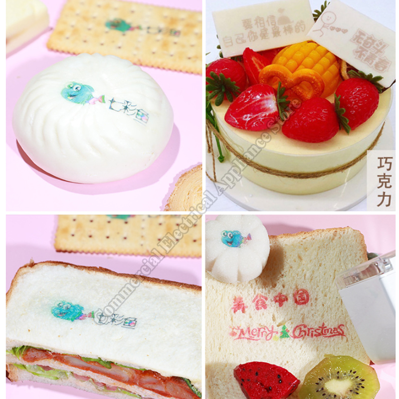 ハンディフードプリンター ブランドイメージ入り焼き菓子 マカ - Coffee Tea Images のレビューと価格