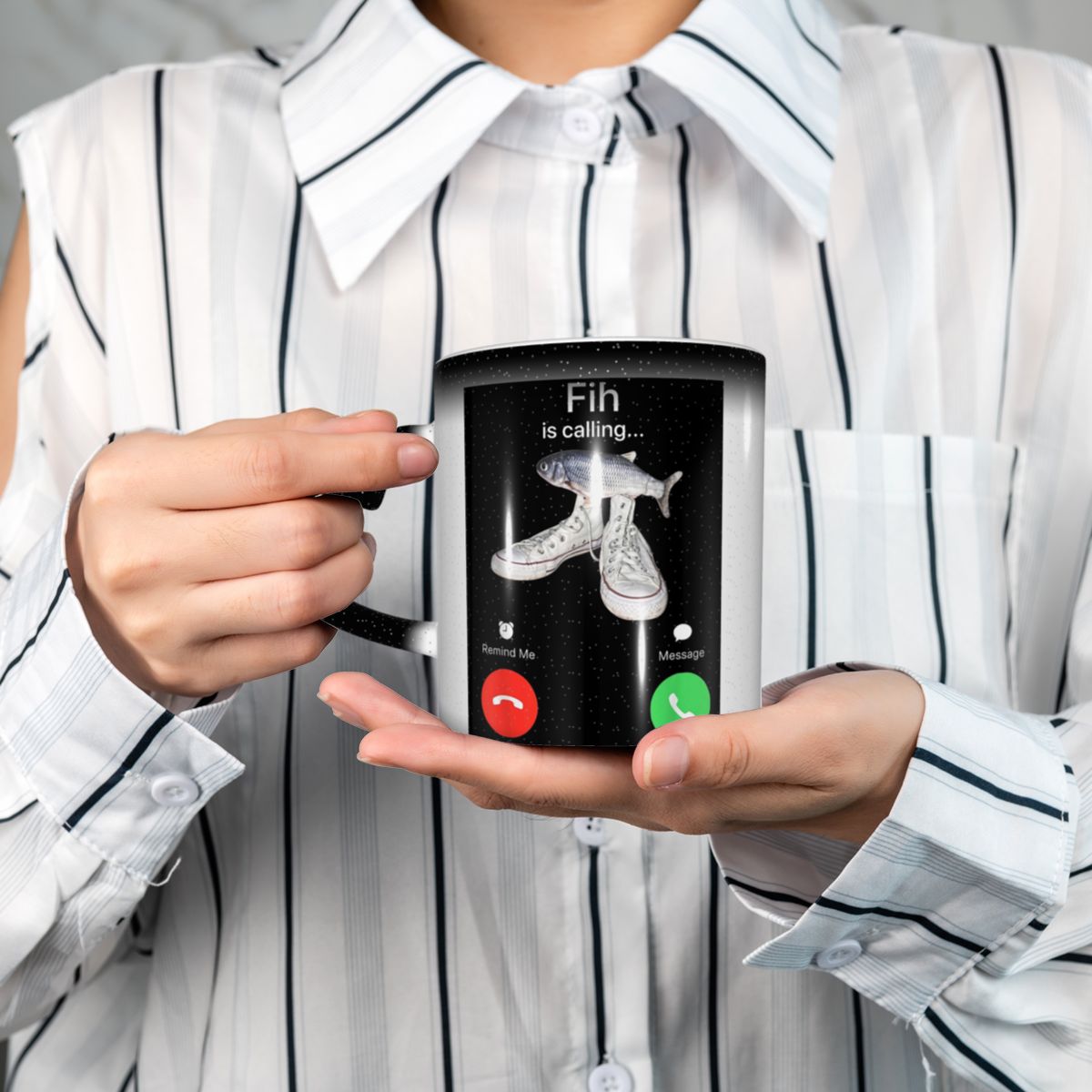 電話着信通知 メッセージ通知 通話拒否 通話受付 魚 フィッ - Coffee Tea With Me のレビューと価格