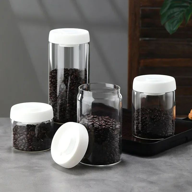 手動真空密閉コーヒージャー 高ホウケイ酸ガラス 防湿茶保存容 - Xbloom Coffee Tea のレビューと価格