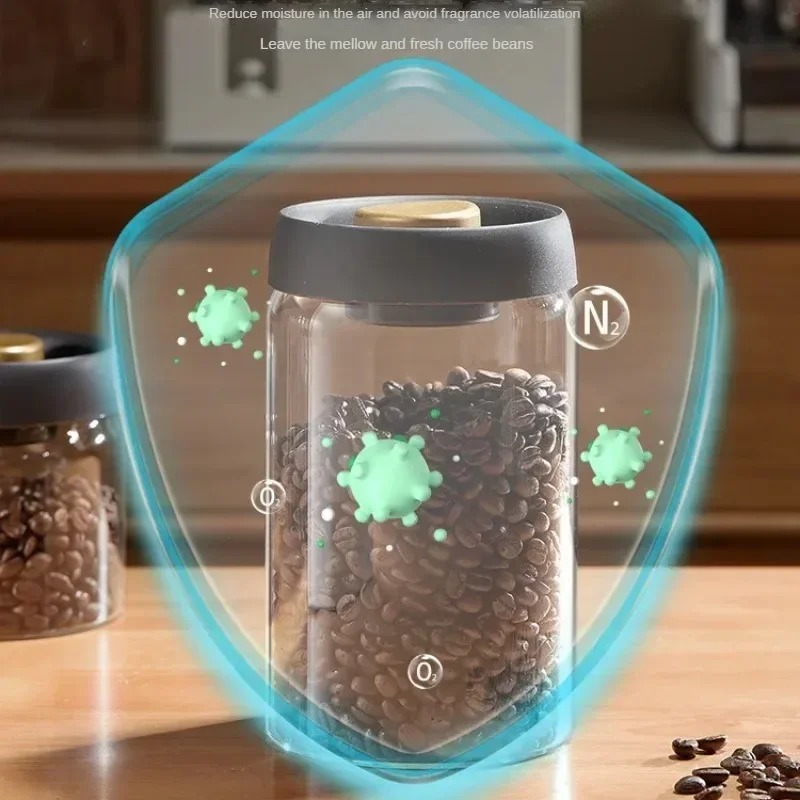 手動真空密閉コーヒージャー 高ホウケイ酸ガラス 防湿茶保存容 - Xbloom Coffee Tea のレビューと価格