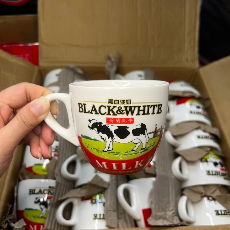 高品質白黒セラミックコーヒーカップセット香港風喫茶店ミルクテ - Xbloom Coffee Tea のレビューと価格