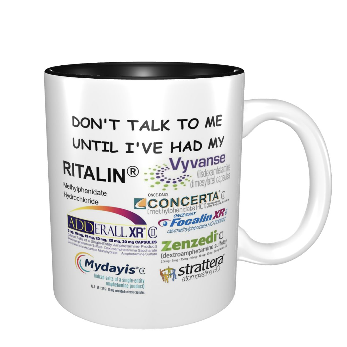Dont Talk To Me マグカップ 面白いセラミック - Coffee Tea With Me のレビューと価格