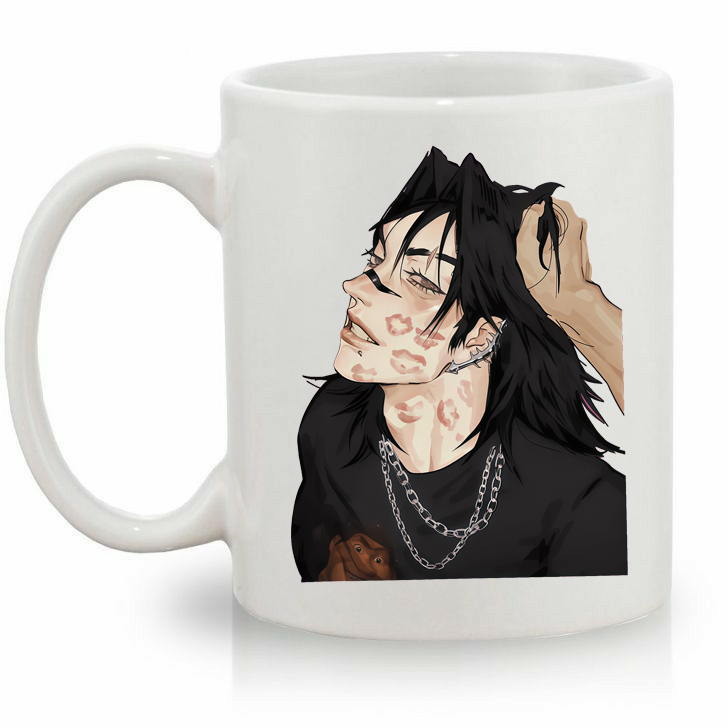 JJK 五条悟アニメ柄 セラミックマグカップ 330ml 寝 - Coffee Tea Japan のレビューと価格