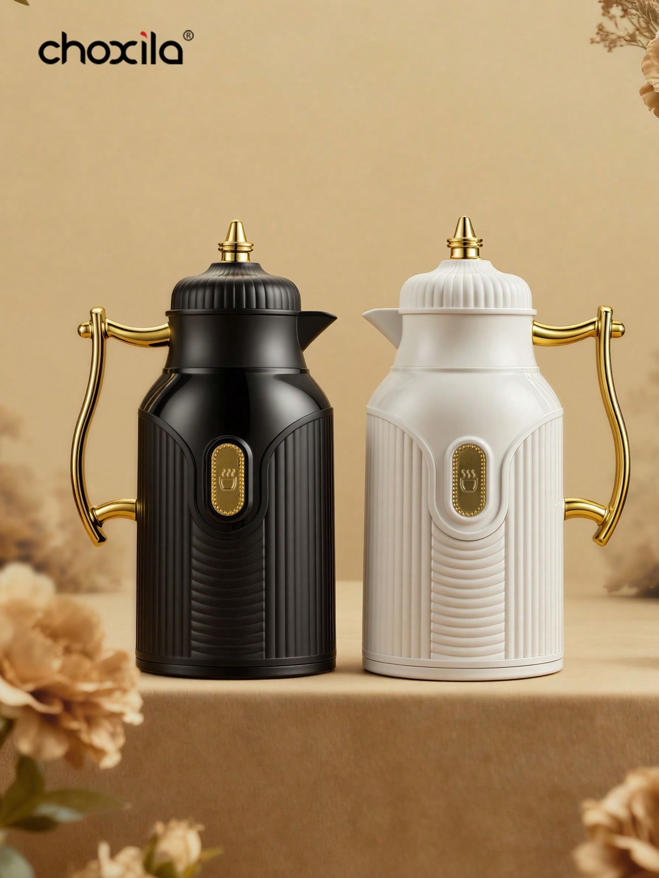 1個入り大容量保温ケトル、金メッキスタイルのティーポット、コ - Coffee Tea Warmer のレビューと価格