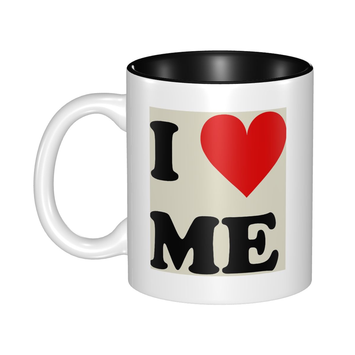 I Love Me ハートマグ 面白いセラミックコーヒーカッ - Coffee Tea With Me のレビューと価格
