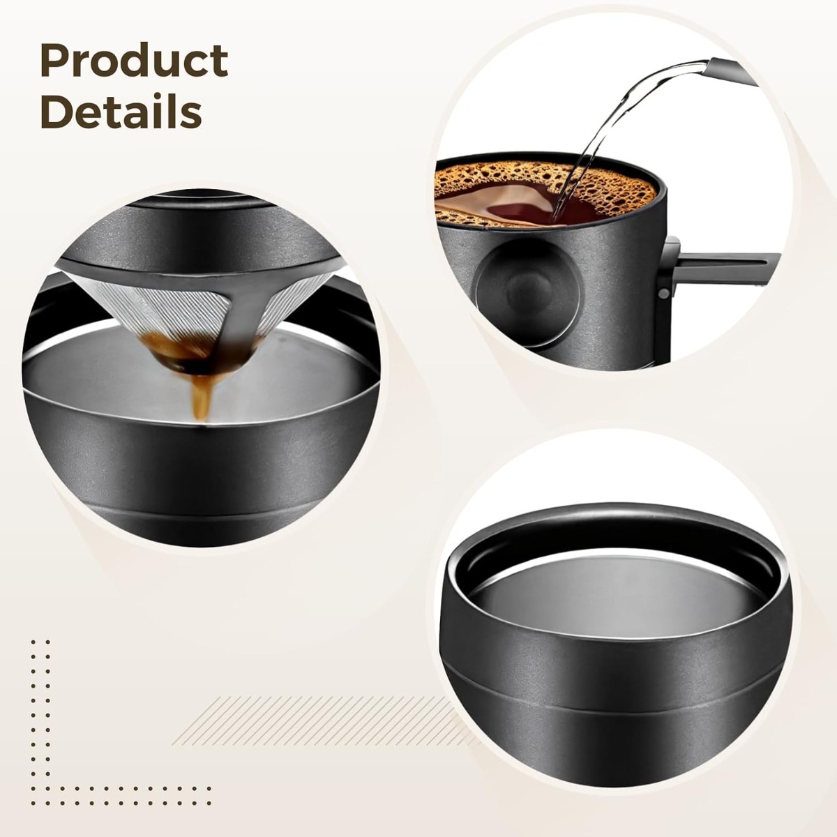 ステンレス鋼コーヒーマグ 350/550 ミリリットル断熱魔 - Xbloom Coffee Tea のレビューと価格