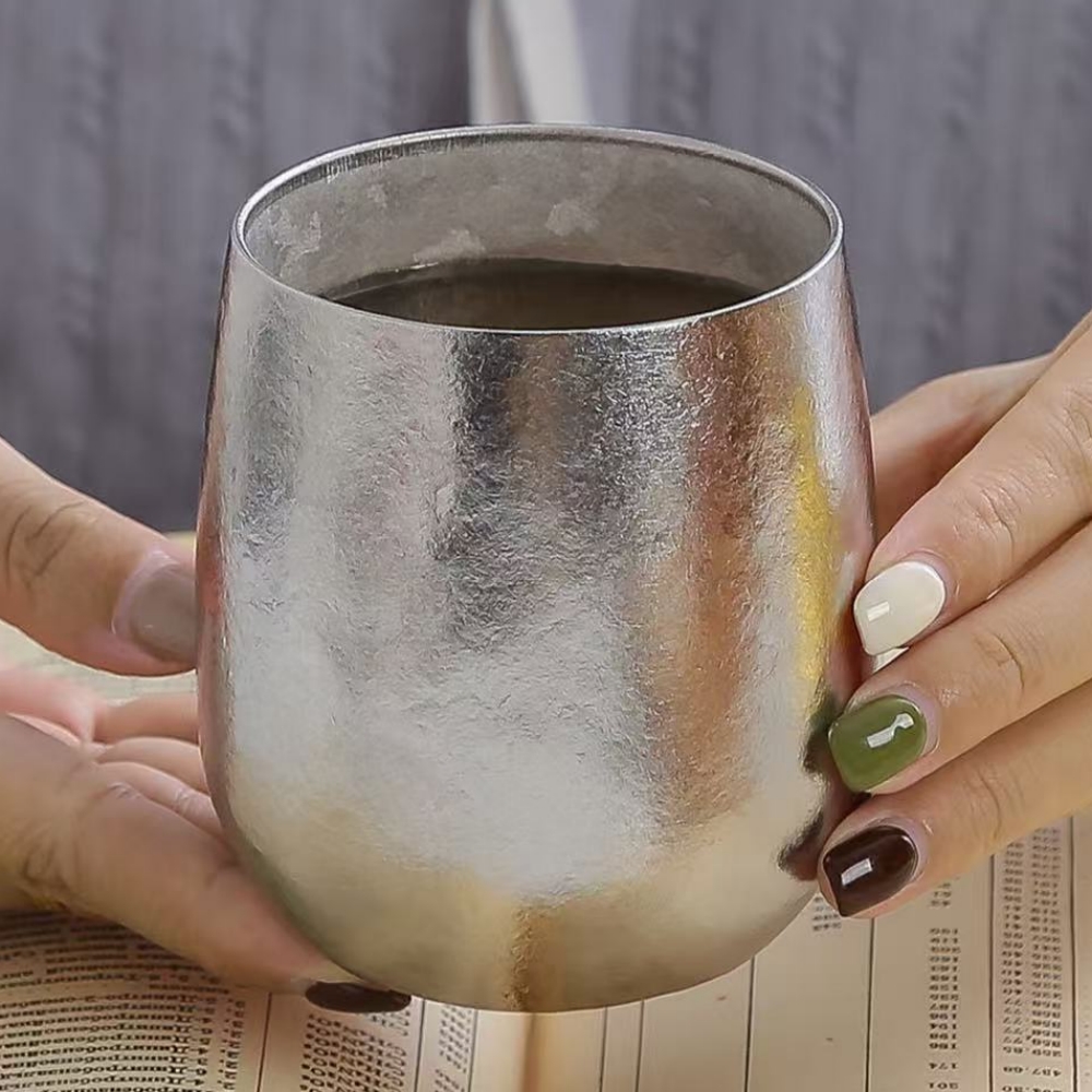 屋外用エッグマグ 純チタン二重壁コーヒーマグ、ウォーターカッ - Xbloom Coffee Tea のレビューと価格