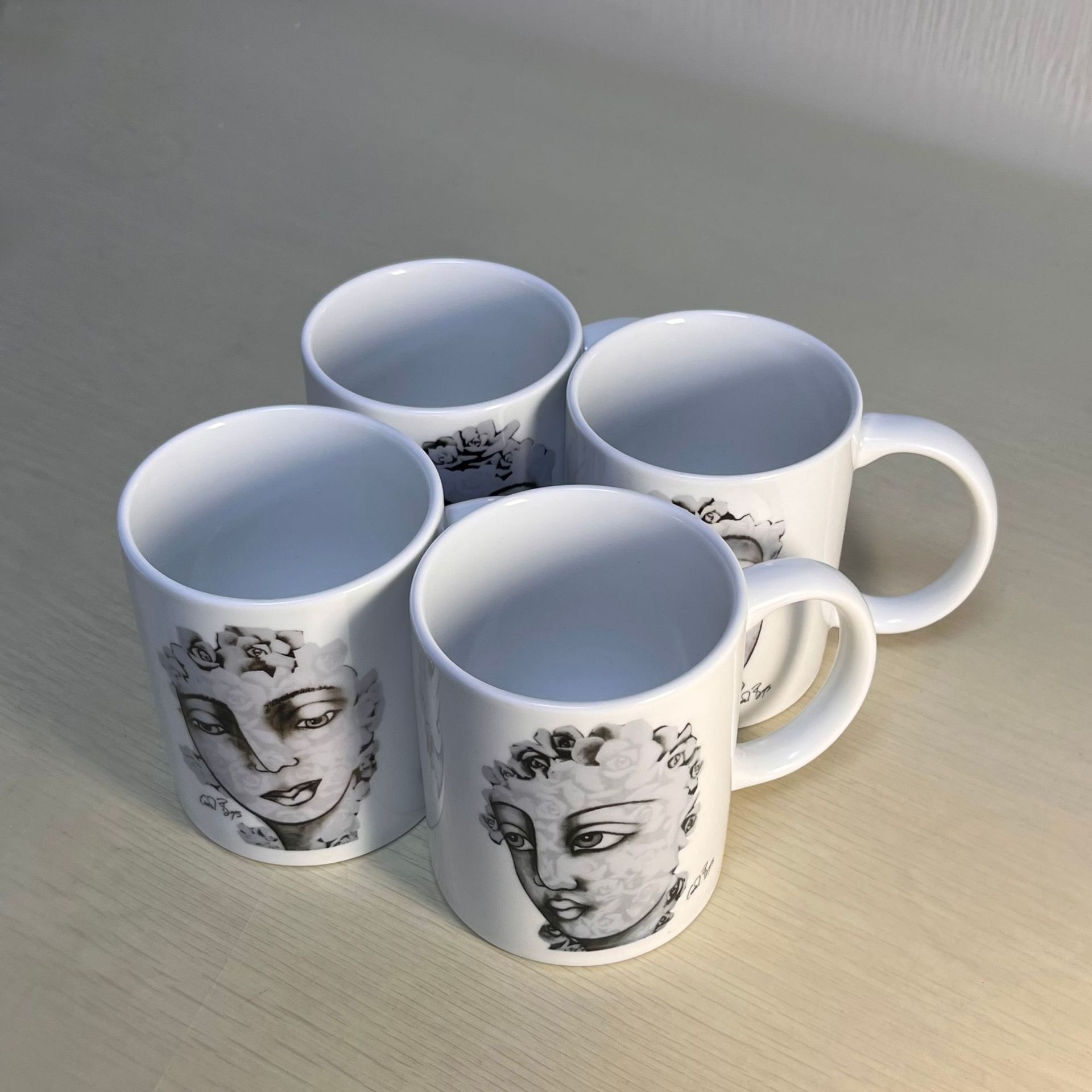 セラミックマグ,手描きのキャラクター画像,お茶,コーヒー,お - Coffee Tea Images のレビューと価格