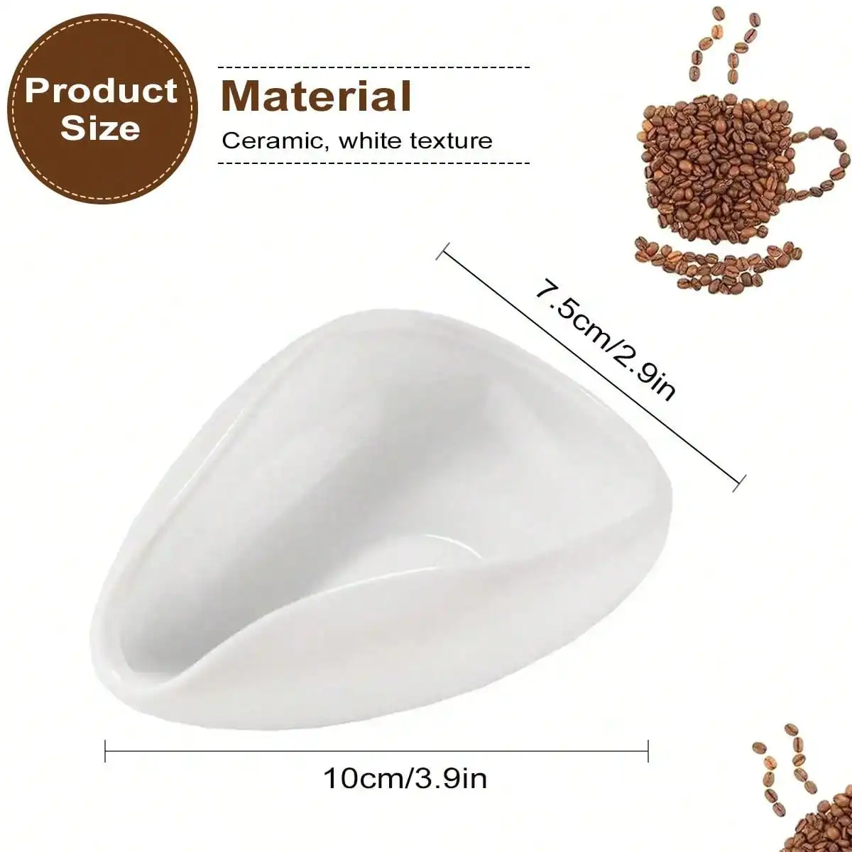 Leeseph コーヒー豆投与カップ、ピュアホワイトセラミッ - Xbloom Coffee Tea のレビューと価格
