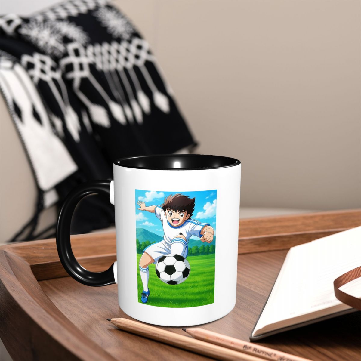 キャプテン翼日本サッカーアニメマグカップ面白いセラミックコー - Coffee Tea Japan のレビューと価格