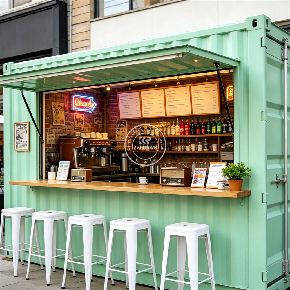 移動式キッチンコンテナトレーラー、ストリートコーヒー、ジュー - Coffee Tea Kiosk のレビューと価格