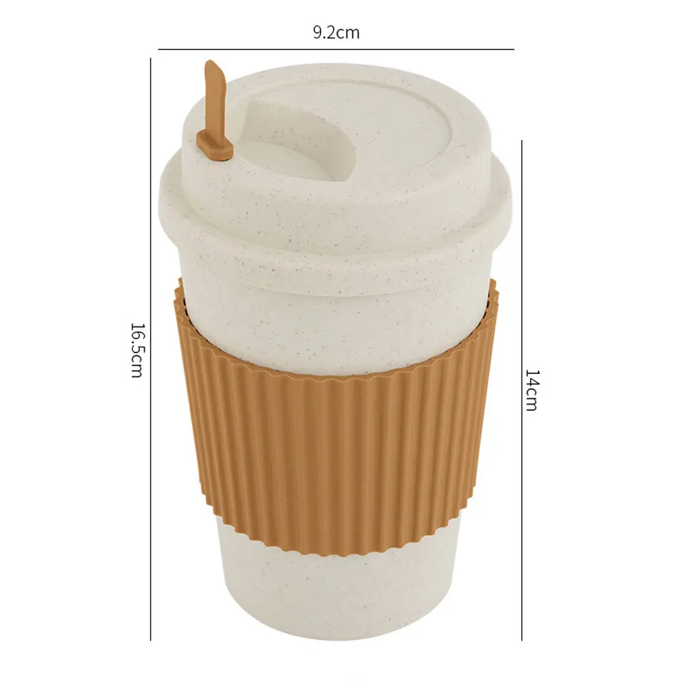 450 ミリリットルコーヒーカップ蓋付き小麦ストロー再利用可 - Xbloom Coffee Tea のレビューと価格