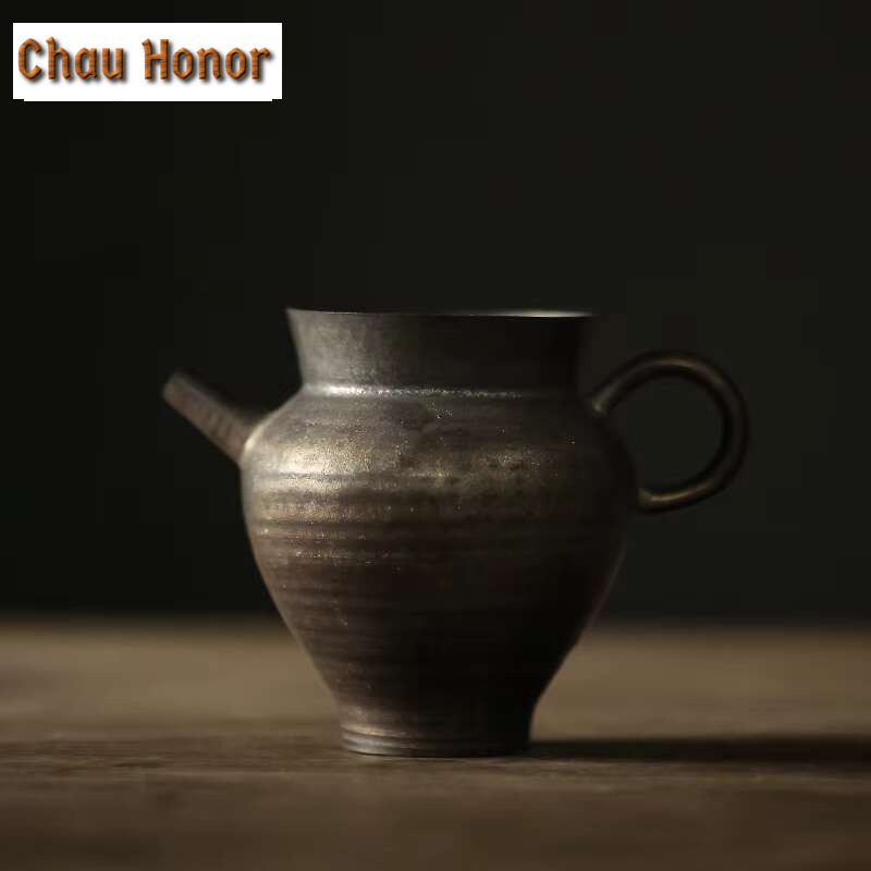 中国の鉄のさびたガラスのティーピッチャー、薄いタイヤの粗い陶 - Xbloom Coffee Tea のレビューと価格