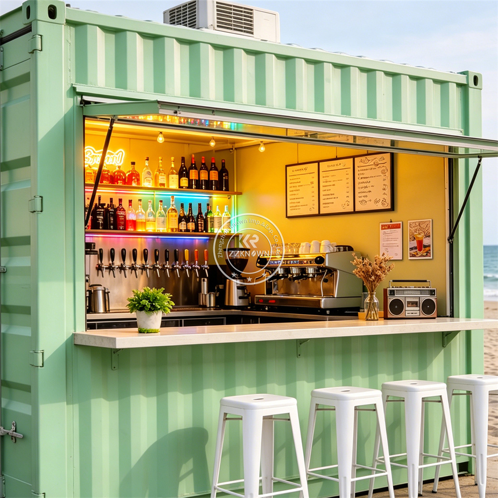 屋外コンテナバーショップ、フードトレーラーコンテナ、コーヒー - Coffee Tea Kiosk のレビューと価格