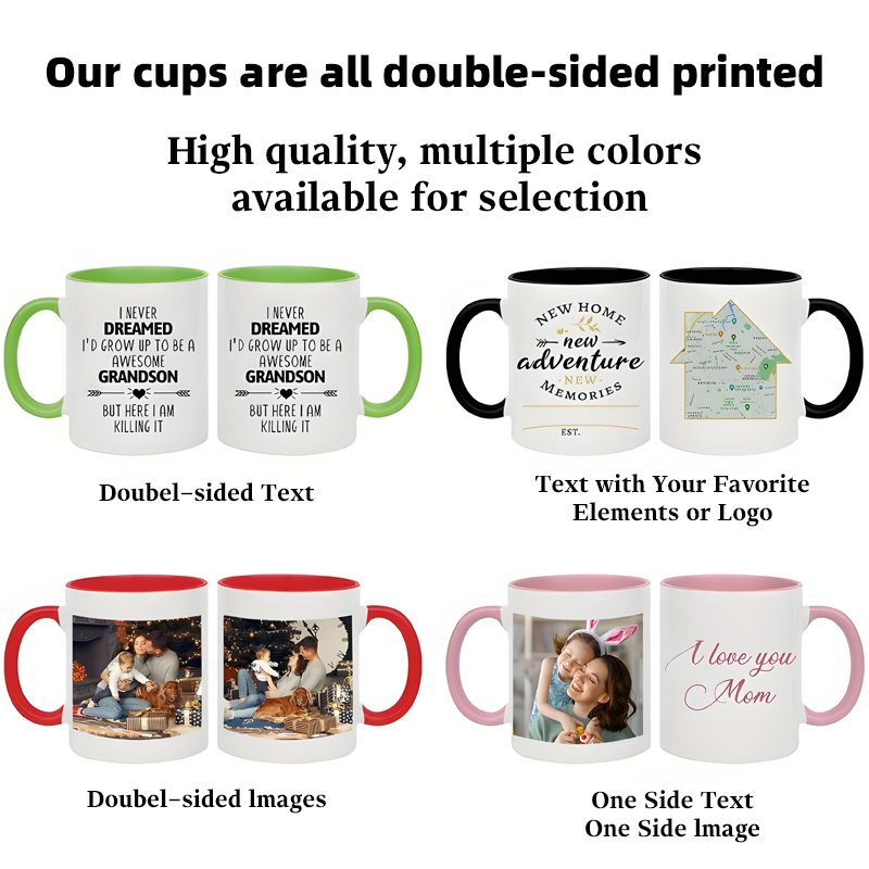 11オンスのパーソナライズマグカップ、カスタム名・画像・テキ - Coffee Tea Images のレビューと価格